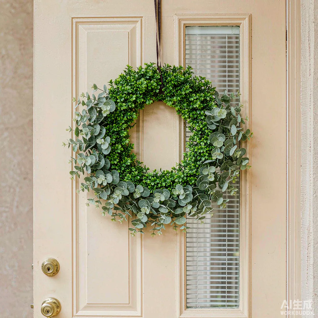 Boxwood & Eucalyptus Wreath