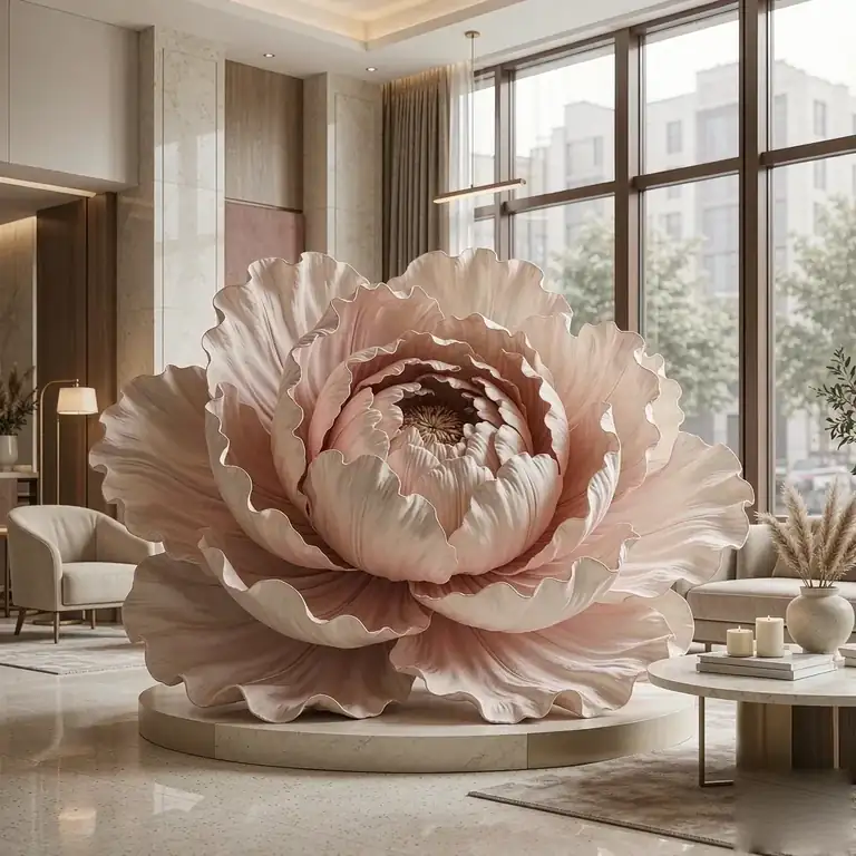 Giant Peony Display — Oversized